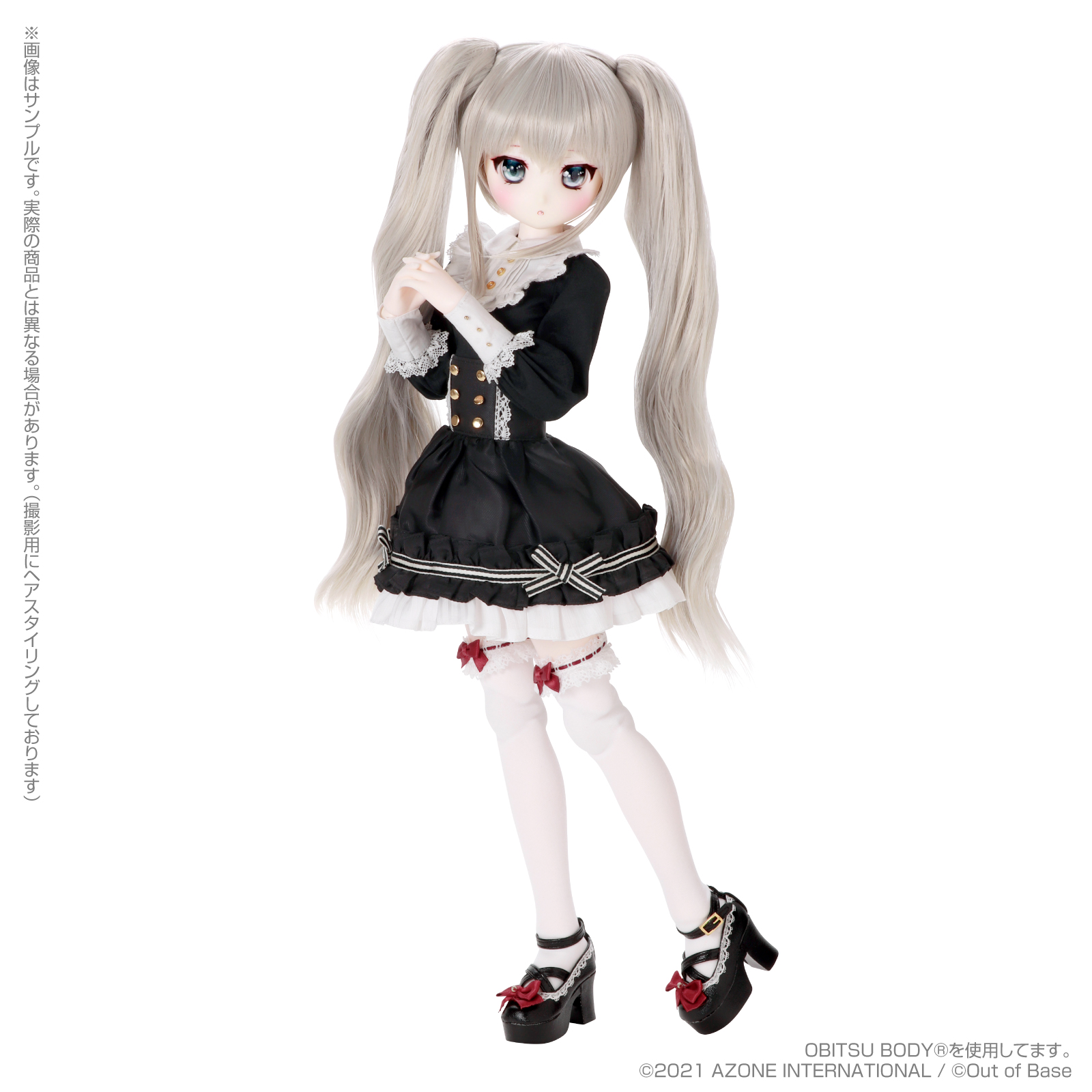アゾン　アイリスコレクトプチ すずね -Wonder fraulein- Goth×Loli cats（通常販売ver.）［二次生産分］