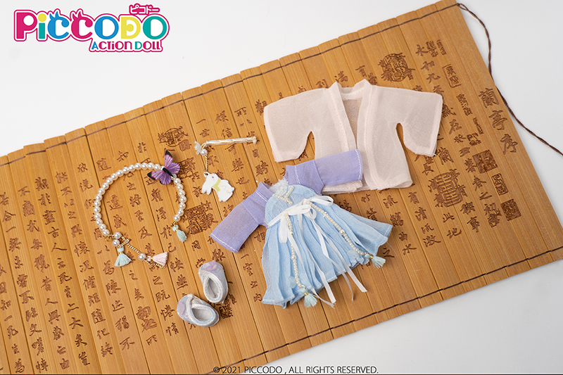 GENESIS PICCODO ACTION DOLL 中国風ドール服セット 桃浅(タオチェン)